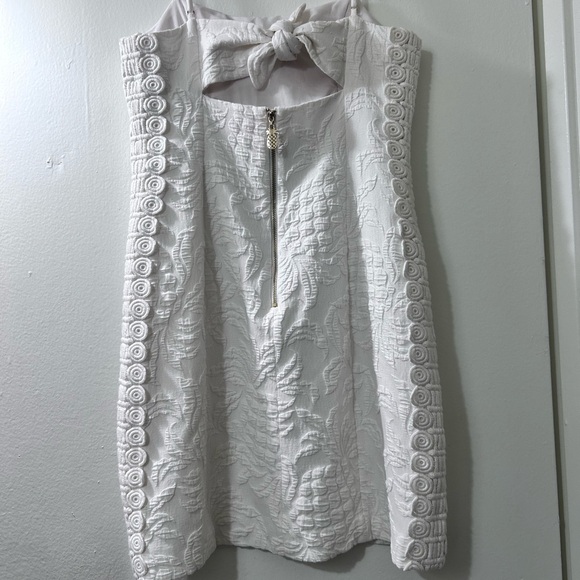 Lilly Pulitzer Shelli Dress - Resort White Pinwheel Eye - Size 4 - Picture 3 of 5